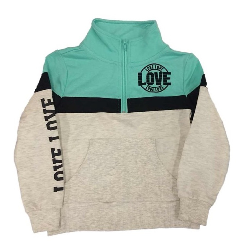 Flirtitude Active Sweatshirt Girls Size M Kangaroo Pocket in front